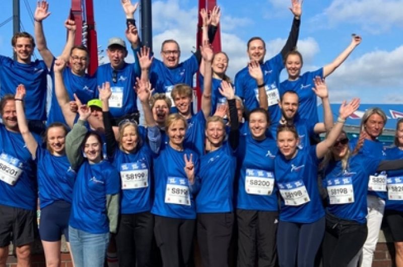 BürgerStiftung Düsseldorf beim Düsseldorf Marathon vertreten